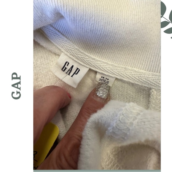 🛍️ 3/$40 GAP White Pullover Romper Dress Knit Athleisure Size Extra Small - Picture 7 of 7